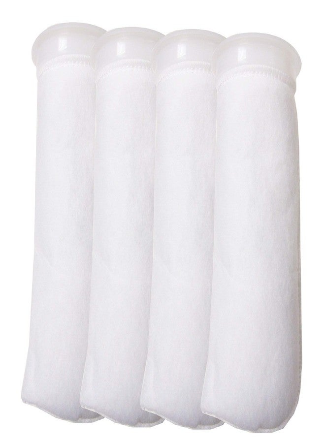 Encompass All 4 Pack - 4 Inch Ring Filter Socks 200 Micron - Aquarium Felt Filter Bags -4 Inch Ring By 9.5 Inch Long [Short Version] - Fits Eshopps and Aqueon - Image 1